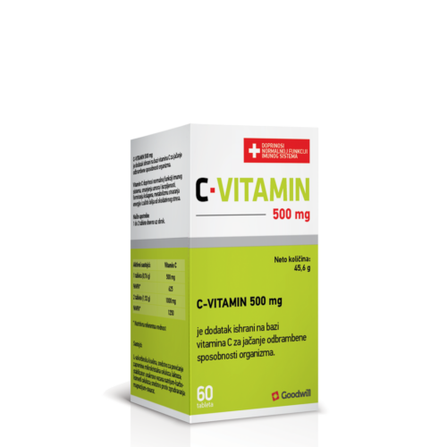 Vitamin C 500mg, 60 tableta