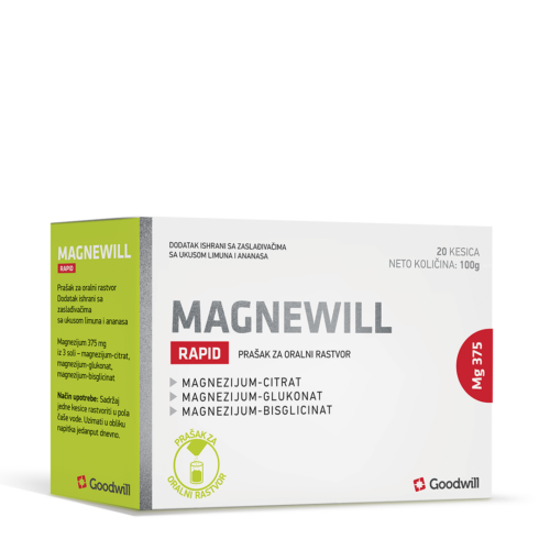Magnezijum, Magnewil, umor, stres