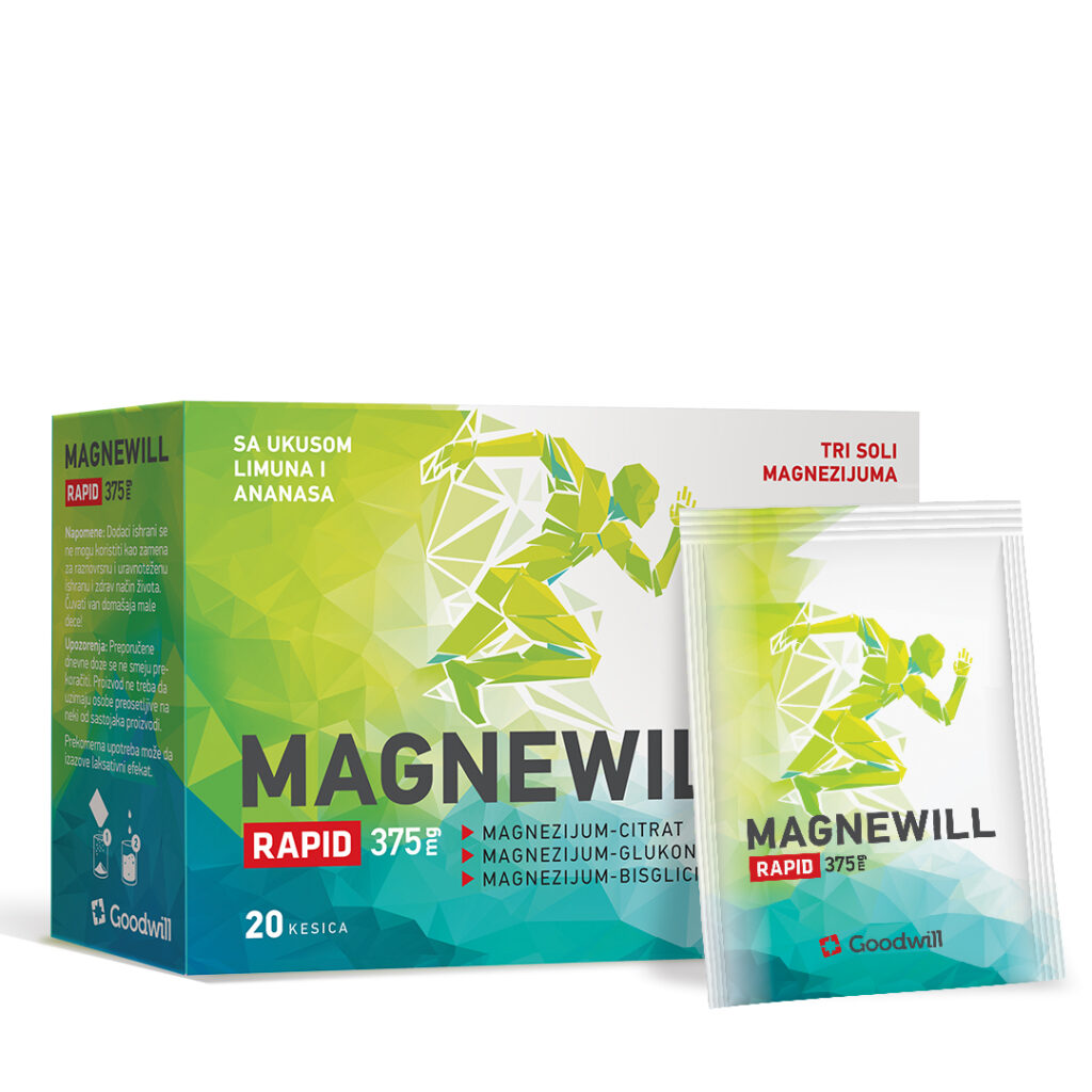 Magnezijum, Magnewill, Magneziju za sportiste, 